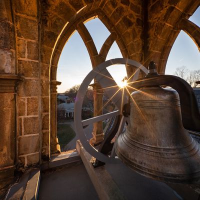 Chapel Bell at Sunset